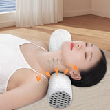 Maxbell Buckwheat Pillow Neck Pillow Soft Sleep Pillow for Apartment Hotel Men Women White