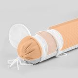 Maxbell Buckwheat Pillow Neck Pillow Soft Sleep Pillow for Apartment Hotel Men Women White