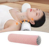 Maxbell Buckwheat Pillow Neck Pillow Soft Sleep Pillow for Apartment Hotel Men Women Pink