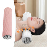 Maxbell Buckwheat Pillow Neck Pillow Soft Sleep Pillow for Apartment Hotel Men Women Pink