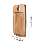 Maxbell Wine Appetizer Plates Wooden Cheese Board for Cocktail Party for Bar Wedding