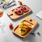 Maxbell Wine Appetizer Plates Wooden Cheese Board for Cocktail Party for Bar Wedding