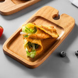 Maxbell Wine Appetizer Plates Wooden Cheese Board for Cocktail Party for Bar Wedding