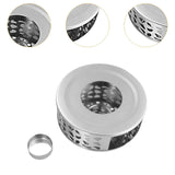 Maxbell Stainless Steel Tea Warmer Hollow Tea Heating Base for Household Cafe Travel