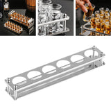 Maxbell Shots Glass Cup Stand Desktop Drinkware Wine Cup Rack for Kitchen KTV Events Type B