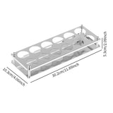 Maxbell Shots Glass Cup Stand Desktop Drinkware Wine Cup Rack for Kitchen KTV Events Type C