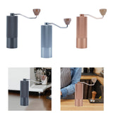 Maxbell Manual Coffee Bean Grinder Sturdy Stainless Steel for Travel Camping Outside black