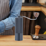 Maxbell Manual Coffee Bean Grinder Sturdy Stainless Steel for Travel Camping Outside black