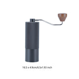 Maxbell Manual Coffee Bean Grinder Sturdy Stainless Steel for Travel Camping Outside black