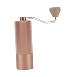 Maxbell Manual Coffee Bean Grinder Sturdy Stainless Steel for Travel Camping Outside gold