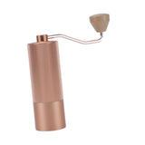 Maxbell Manual Coffee Bean Grinder Sturdy Stainless Steel for Travel Camping Outside gold