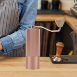 Maxbell Manual Coffee Bean Grinder Sturdy Stainless Steel for Travel Camping Outside gold