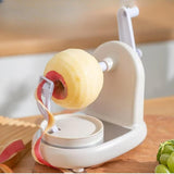 Maxbell Hand Crank Fruit Peel Stainless Steel Pear Corer for Home Dining Room Travel Milk tea