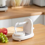 Maxbell Hand Crank Fruit Peel Stainless Steel Pear Corer for Home Dining Room Travel Milk tea