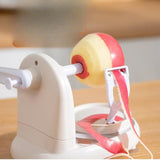 Maxbell Hand Crank Fruit Peel Stainless Steel Pear Corer for Home Dining Room Travel Milk tea