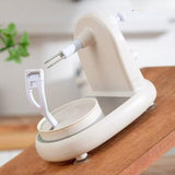 Maxbell Hand Crank Fruit Peel Stainless Steel Pear Corer for Home Dining Room Travel Milk tea