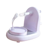 Maxbell Hand Crank Fruit Peel Stainless Steel Pear Corer for Home Dining Room Travel Violet