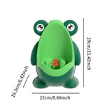 Maxbell Frog Standing Potty Trainer Urinal Urinals Toilet Training for Boys Toddlers green
