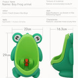 Maxbell Frog Standing Potty Trainer Urinal Urinals Toilet Training for Boys Toddlers green