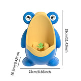 Maxbell Frog Standing Potty Trainer Urinal Urinals Toilet Training for Boys Toddlers blue
