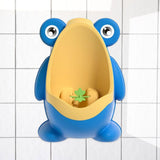 Maxbell Frog Standing Potty Trainer Urinal Urinals Toilet Training for Boys Toddlers blue