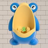 Maxbell Frog Standing Potty Trainer Urinal Urinals Toilet Training for Boys Toddlers blue
