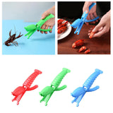 Maxbell Crawfish Sheller Manual Kitchen Tool Shrimp Peeler for Home Party Restaurant Red