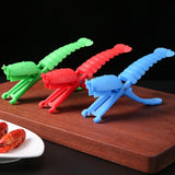 Maxbell Crawfish Sheller Manual Kitchen Tool Shrimp Peeler for Home Party Restaurant Red