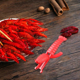 Maxbell Crawfish Sheller Manual Kitchen Tool Shrimp Peeler for Home Party Restaurant Red