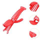 Maxbell Crawfish Sheller Manual Kitchen Tool Shrimp Peeler for Home Party Restaurant Red