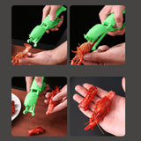 Maxbell Crawfish Sheller Manual Kitchen Tool Shrimp Peeler for Home Party Restaurant Red