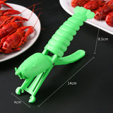 Maxbell Crawfish Sheller Manual Kitchen Tool Shrimp Peeler for Home Party Restaurant Green