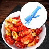 Maxbell Crawfish Sheller Manual Kitchen Tool Shrimp Peeler for Home Party Restaurant Blue