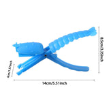 Maxbell Crawfish Sheller Manual Kitchen Tool Shrimp Peeler for Home Party Restaurant Blue