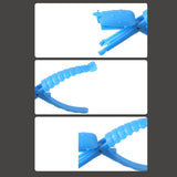 Maxbell Crawfish Sheller Manual Kitchen Tool Shrimp Peeler for Home Party Restaurant Blue