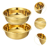 Maxbell Kitchen Strainer and Bowl Set Food Grade Colander Basin for Vegetables Pasta