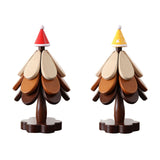 Maxbell Wooden Trivets 1 Stand Table Decor Wooden Table Mat for Plates Bowls Counter red hat