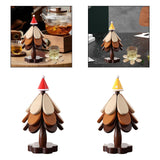 Maxbell Wooden Trivets 1 Stand Table Decor Wooden Table Mat for Plates Bowls Counter red hat