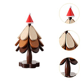 Maxbell Wooden Trivets 1 Stand Table Decor Wooden Table Mat for Plates Bowls Counter red hat