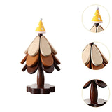 Maxbell Wooden Trivets 1 Stand Table Decor Wooden Table Mat for Plates Bowls Counter yellow hat