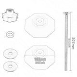 Maxbell Drum Washing Machine Bearing Silicone Waterproof Pad Washer Replacement Part