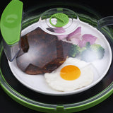 Maxbell Transparent Microwave Cover with Steam Vents Holes Microwave Splatter Protection Guard