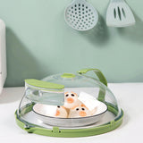 Maxbell Transparent Microwave Cover with Steam Vents Holes Microwave Splatter Protection Guard