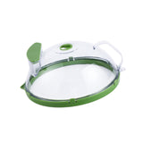 Maxbell Transparent Microwave Cover with Steam Vents Holes Microwave Splatter Protection Guard