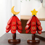Maxbell 3x Trivets for Hot Dishes Tree Coasters for Plates Mugs New Year Decorations Star