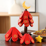 Maxbell 3x Trivets for Hot Dishes Tree Coasters for Plates Mugs New Year Decorations Moon