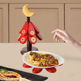 Maxbell 3x Trivets for Hot Dishes Tree Coasters for Plates Mugs New Year Decorations Moon