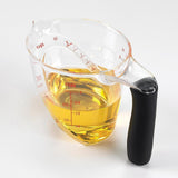 Maxbell Angled Measuring Cup Food Grade Material Portable Clear Measurement Markings