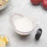 Maxbell Angled Measuring Cup Food Grade Material Portable Clear Measurement Markings