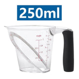 Maxbell Angled Measuring Cup Food Grade Material Portable Clear Measurement Markings